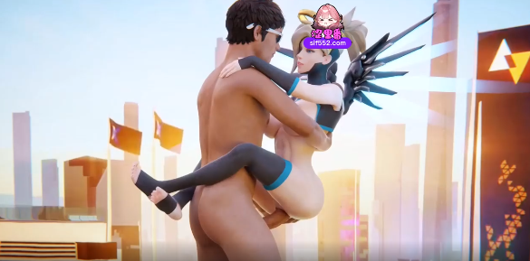 3D激情天使救生员:女牛仔装扮守望先锋双重诱惑