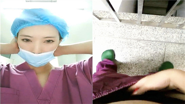 手术室小护士深夜值班惨遭双龙爆菊震肛，高潮喷水狂潮喷溅！